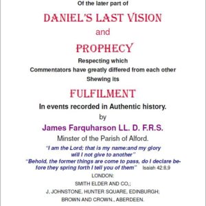 Daniels Last Vision And Prophecy By James Farquharson